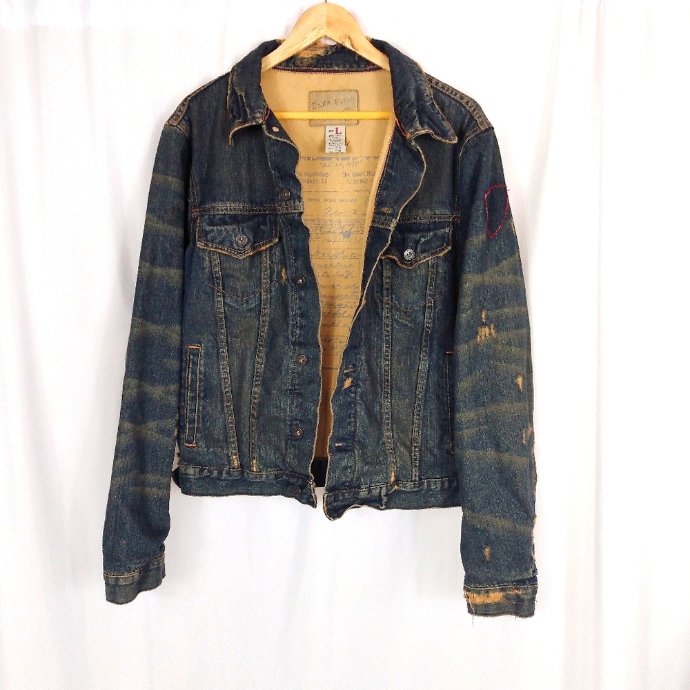Mens denim trucker jacket